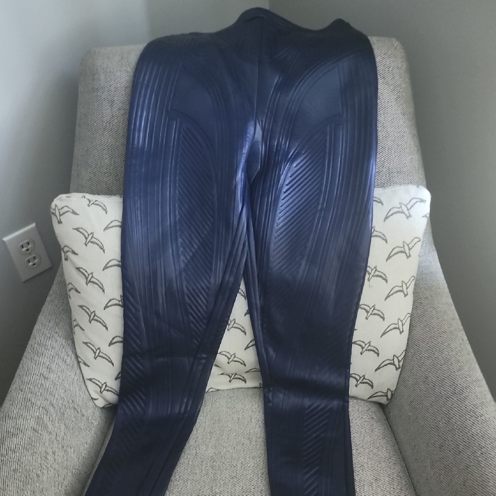 Thierry Mugler Midnight Blue Skinny Pants
